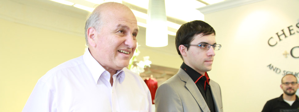 Alexander Beliavsky was Maxime Vachier-Lagrave's at the 2014 Sinquefield Cup | Photo: Spectrum